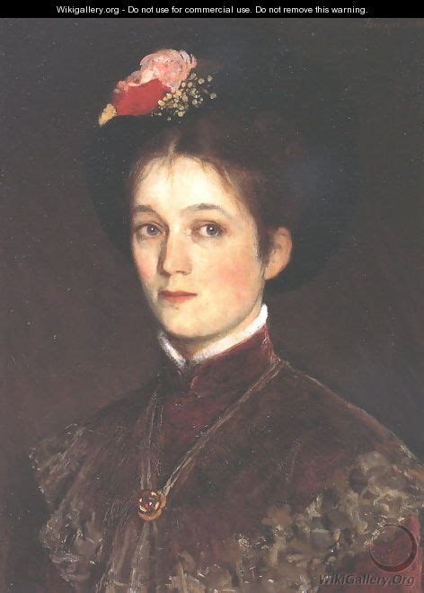 Portrait Of The Artists Wife 1880 Pal Merse Szinyei