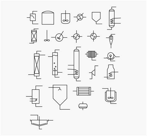 Chemical Engineering Equipment Symbols HD Png Download Kindpng
