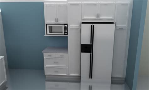 We have dishwasher, microwave, oven cabinets and more. fridge ikea corner tall cabinet