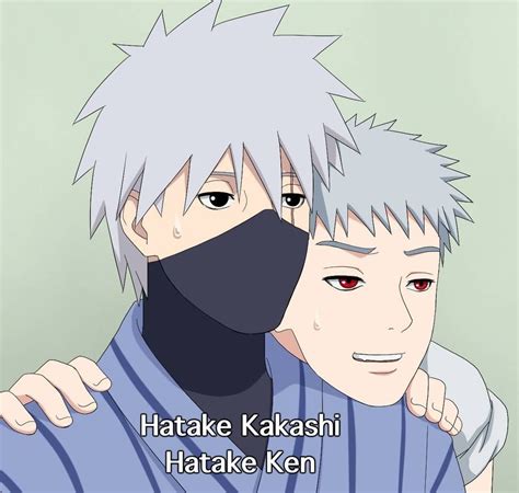 Kakashi And His Son Kakashi Anime Warrior Girl Naruto Cute