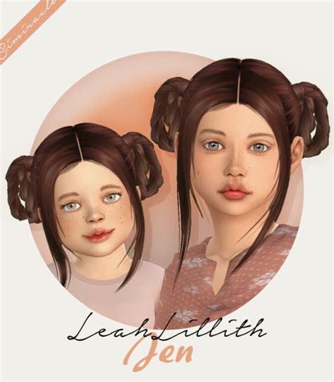 Leahlillith Jen Hair Kids And Toddlers At Simiracle Lana Cc Finds