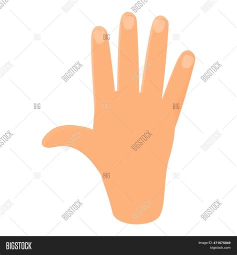 Five Fingers Hand Image And Photo Free Trial Bigstock