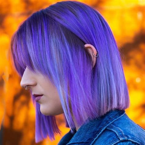 45 Beautiful Short Hairstyles Shared On Instagram January 2019 Blue Hair Color Highlights