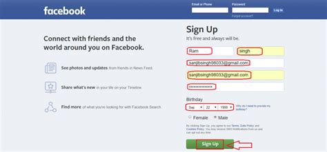 How To Create Facebook Account Step By Step8 Sparklearticle