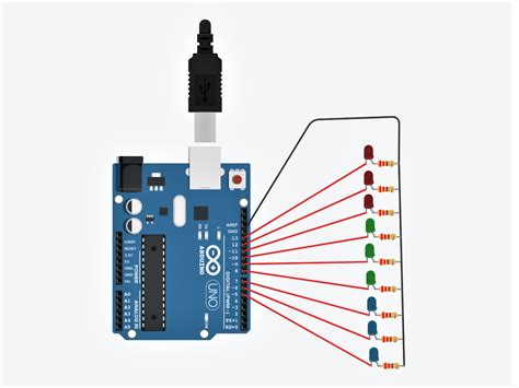 Multiple Rgb Led Chaser Using Arduino Uno Arduino Project Hub