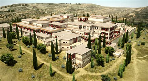 크노소스궁전 기원전 2천년 3D 애니메이션 Mozaik 디지털 교육과 공부