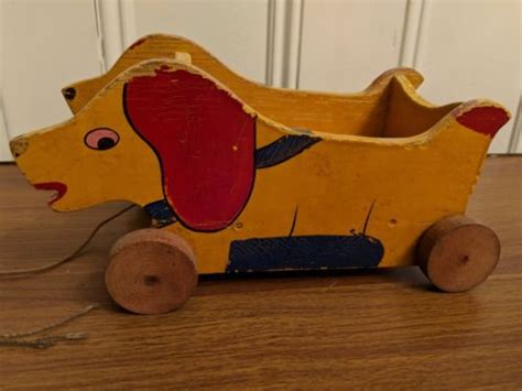 Vintage Wooden Pull Toy Antique Price Guide Details Page