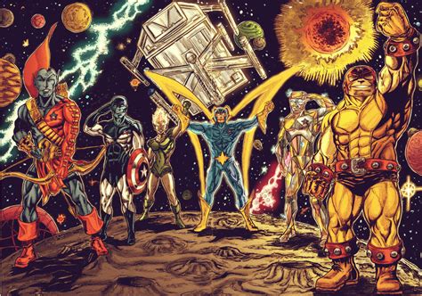 Guardians Of The Galaxy 1969 Team Guardians Of The Galaxy Comic