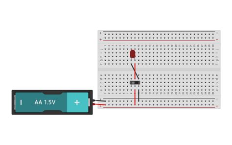 Circuit Design Slide Switch Tinkercad