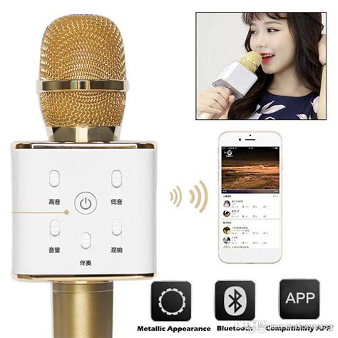 Buy Ap Q7 Karaoke Handheld Wireless Microphone With Bluetooth Speaker