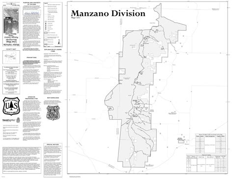 Motor Vehicle Use Map Mountainair Ranger District Cibola National