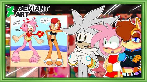 Sally And Amy Visit Deviant Art [feat Silver] Amy X Sally Youtube