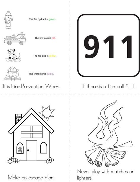 Pree Printable Fire Safety Preschool
