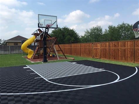 Backyard Basketball Court Flooring Modutile Outdoor Sport Tiles