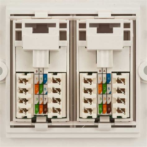 Wiring Schemes For Cat6 Sockets Simplified Diagrams