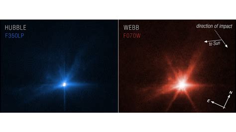 Hubblewebb Side By Side Wfc3nircam Compass Image Webb