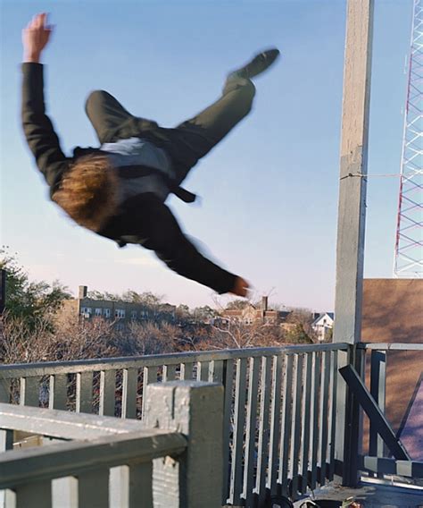Scary Mid Air Moments Artist Who Captures Himself Falling