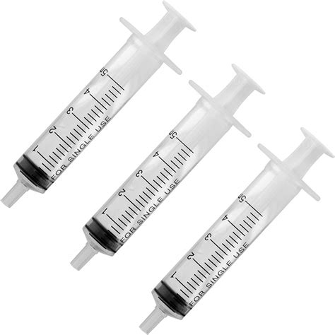 5ml Syringes - 3 Piece x 100 Standard Nozzel Syringe Without Needle Sterile - Hibernia Medical