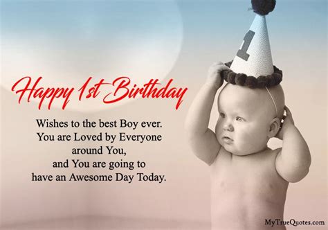 Funny first birthday wishes and quotes. Happy 1st Birthday Quotes For New Born Baby Girl And baby ...
