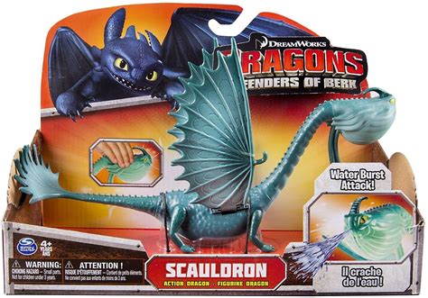 How To Train Your Dragon Defenders Of Berk Scauldron Action Figure Spin