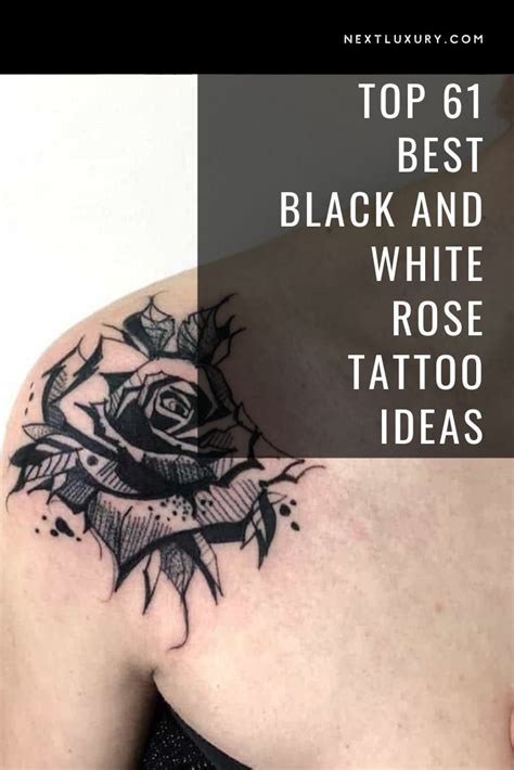 The Top 61 Best Black And White Rose Tattoo Ideas For Men On Chest