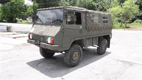 Taking my newly acquired pinzgauer 718m for a spin. 1975 Steyr-Puch Pinzgauer for sale - YouTube