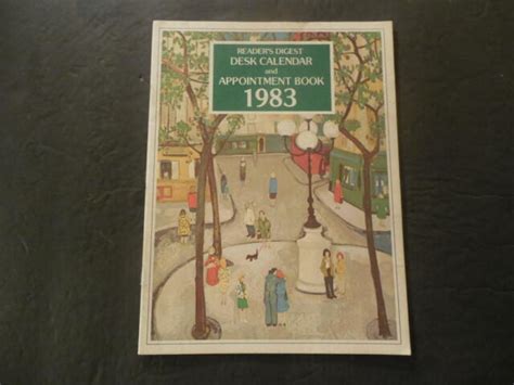 Readers Digest Desk Calendar And Appointment Book 1983 Id43119 Ebay
