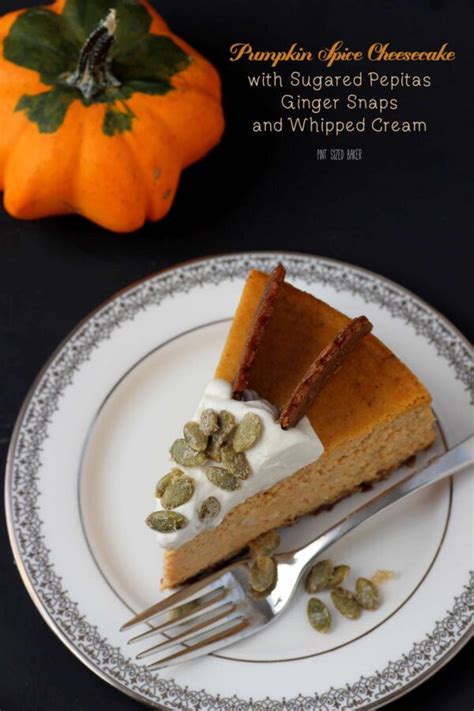 Fancy Pumpkin Spice Cheesecake Recipe With Ginger Cookie Crust