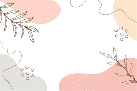 Hand Drawn Minimal Floral Background 3705158 Vector Art At Vecteezy