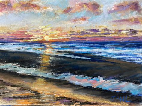 Florida Pastel Beach Sunset Original Beautiful Soft Pastel | Etsy | Soft pastel art, Pastel ...