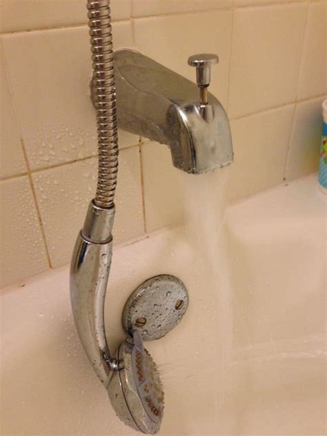 Shower How To Prevent This Bath Faucet From Leaking While The Shower Is Running Love