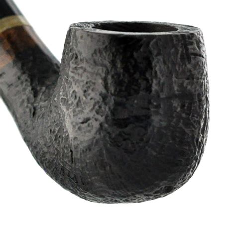 Rustic Briar Billiard Tobacco Pipe 34 Bent By Paykoc Brp10005 Paykoc