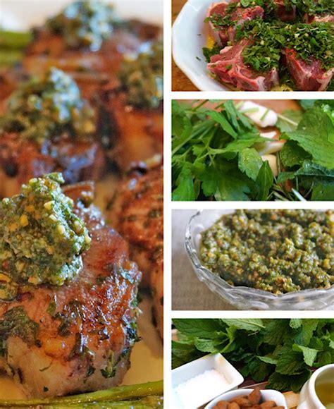Put some olive oil a hot pan and cook the seasoned lamb loin chops for 1 minute on each side. Roasted Lamb Chops with Mint Pesto « Culinary Getaways ...