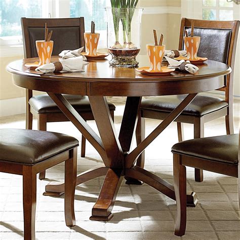 And speaking of seats, we have a wide selection of dining armchairs and side chairs, with either upholstered or wood seats, along with upholstered host. Homelegance Helena 5327-48 Transitional Round Kitchen ...