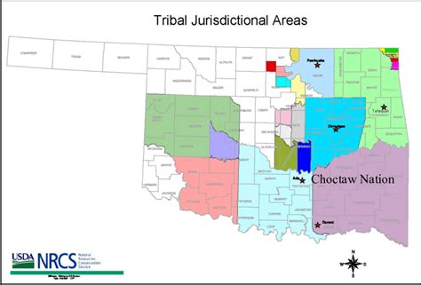 Map Of Oklahoma Tribal Jurisdictional Areas Download
