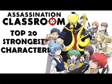 Top 20 Strongest Assassination Classroom Characters Manga Chơi Game