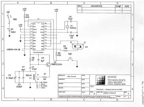 Werb001 Remote Bypass Transmitter Schematics Schematic Diagram Senior