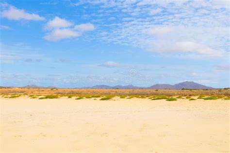 Desert Landscape In Cape Verde Africa Stock Image Image Of Desert