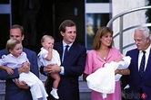 Carolina de Mónaco y Stefano Casiraghi con sus tres hijos Andrea ...