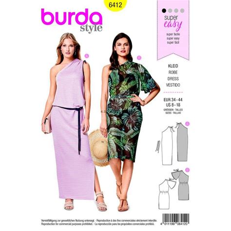 patron robe longue burda tr