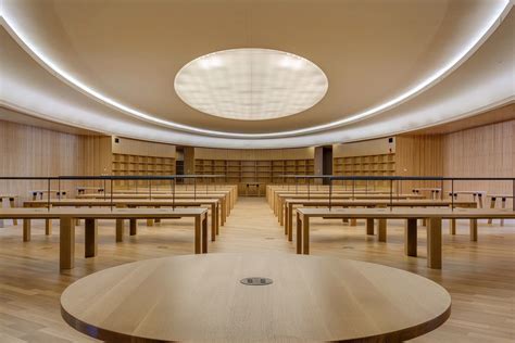 Reading Room Tables New Central Library By Möbius Objects Archello