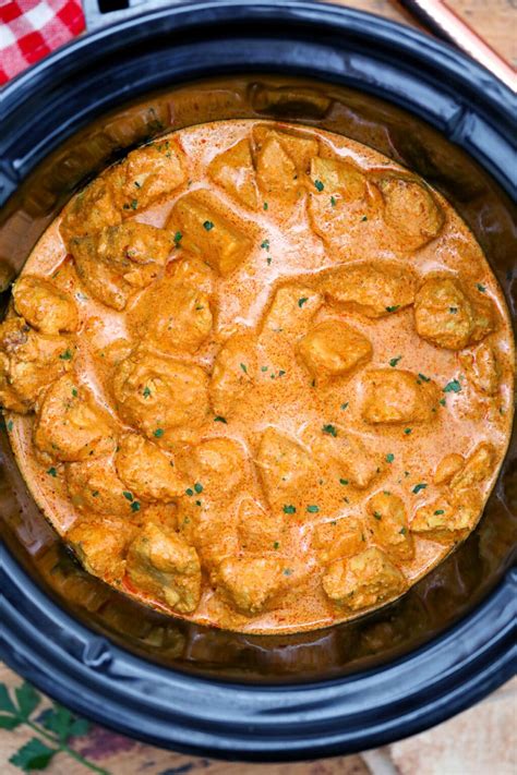 Slow Cooker Butter Chicken Video Sweet And Savory Meals