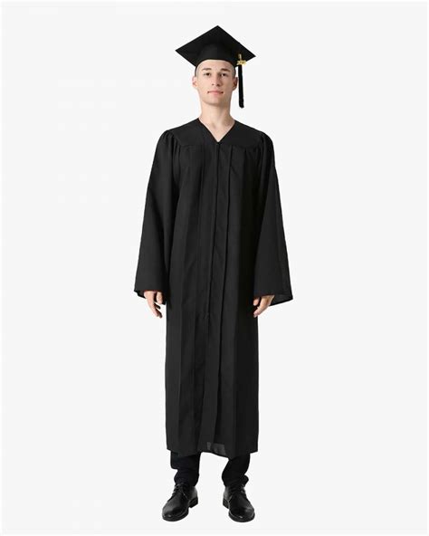 Premium Matte Graduation Capgown And Tassel Package 12 Colors Available