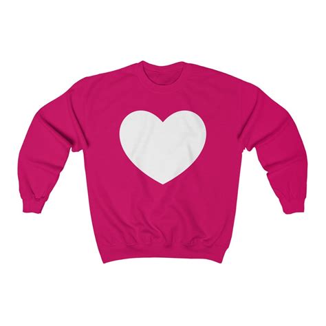 Heart Love Sweater Heart Sweatshirt Cute Love Sweater Etsy