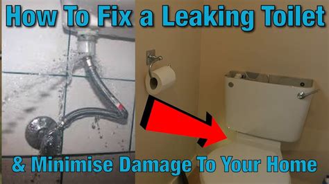 How To Fix A Leaking Toilet WC Repair My Toilet Is Leaking YouTube