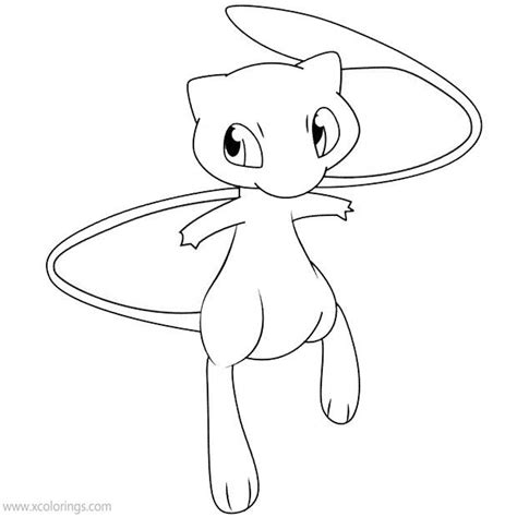 Mew Coloring Page Printable