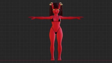 Meru The Succubus Rigged