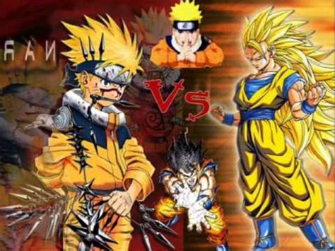 Naruto and dragonball z wallpaper. Naruto vs Dragonball Z - YouTube