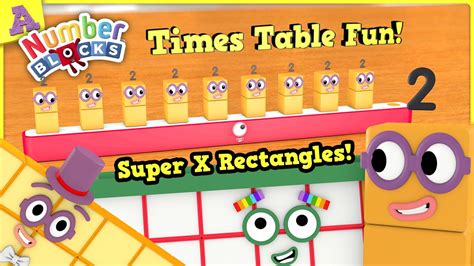 Numberblock Fun Times Two Times Table Meets 8 16 18 20 And More Super