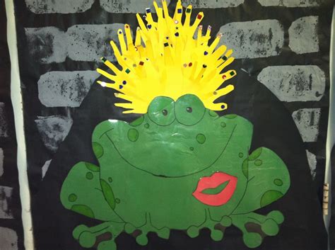 The Frog Prince Made From Their Handprints With Jewel Stickers Fairy